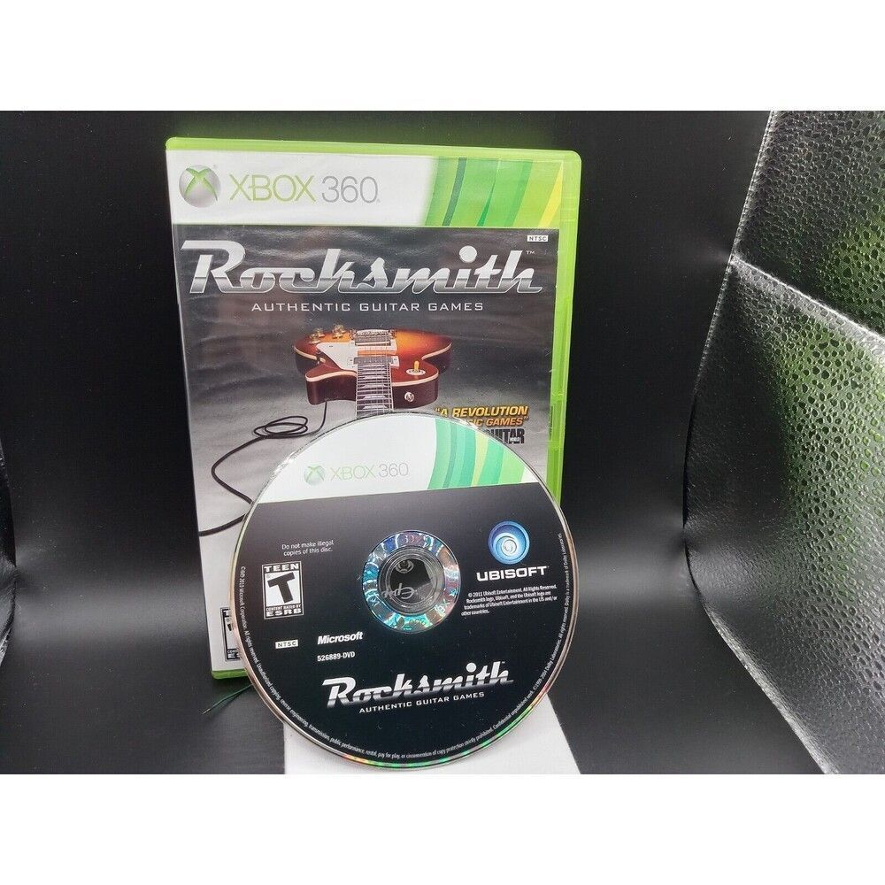 EUC Rocksmith (Microsoft Xbox 360, 2011) CIB No Manual